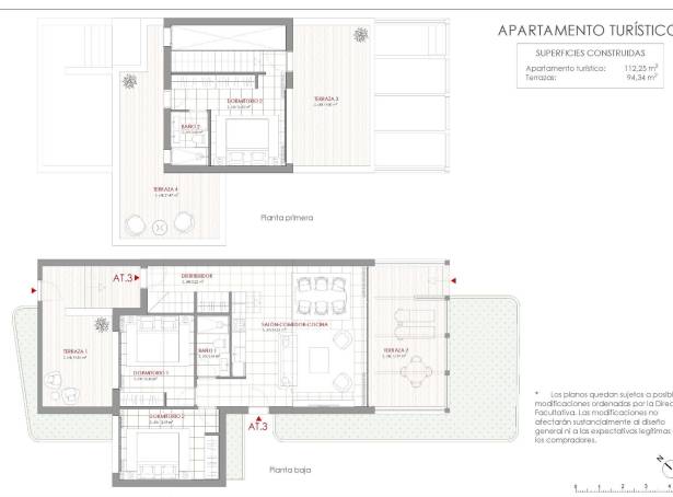 For sale - Semi Detached / Linked Villa - Cartagena - La Manga Club (Golf Resort)