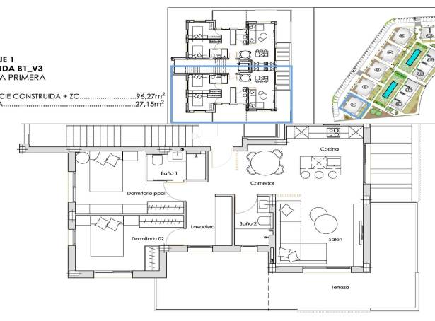 For sale - Apartment - Los Alcazares - Santa Rosalia Lake Resort