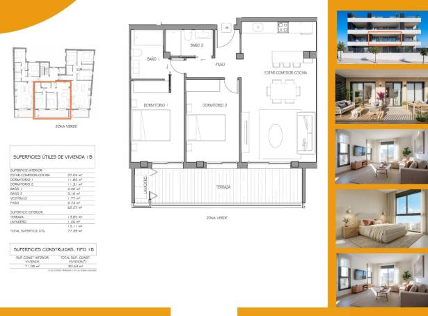 For sale - Apartment - Guardamar & Vega Baja - Benijofar