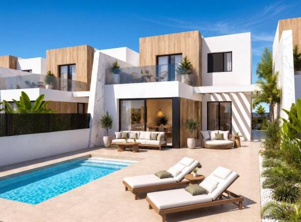 For sale - Semi Detached / Linked Villa - Los Alcazares - Santa Rosalia Lake Resort