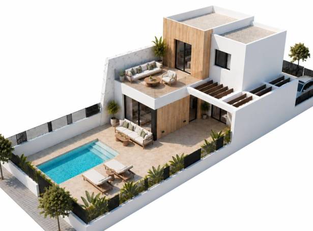 For sale - Semi Detached / Linked Villa - Los Alcazares - Santa Rosalia Lake Resort