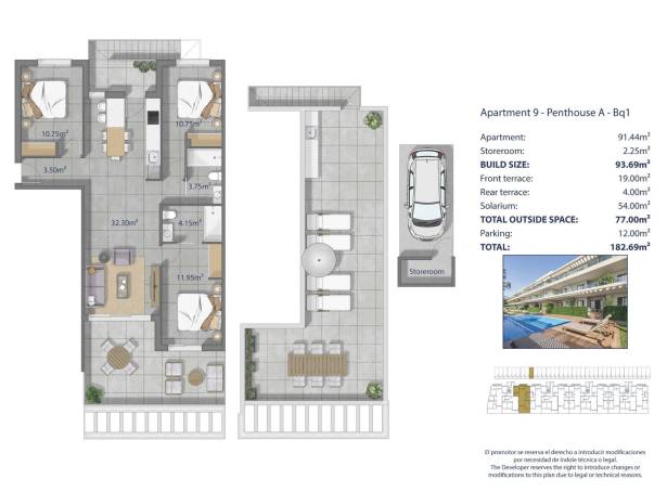 For sale - Penthouse - Los Alcazares - Los Narejos-punta Calera