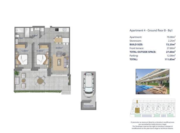 For sale - Apartment - Los Alcazares - Los Narejos-punta Calera