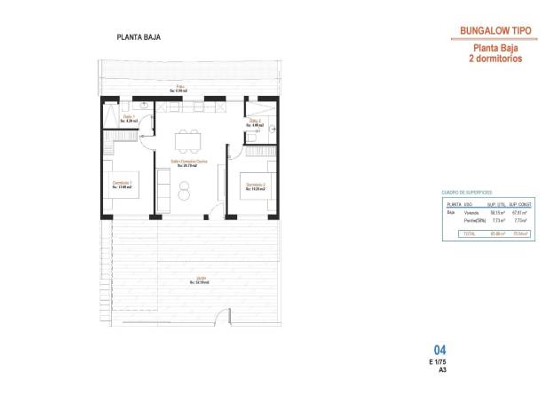 For sale - Ground Floor Bungalow - Mazarron - Condado De Alhama Golf Resort