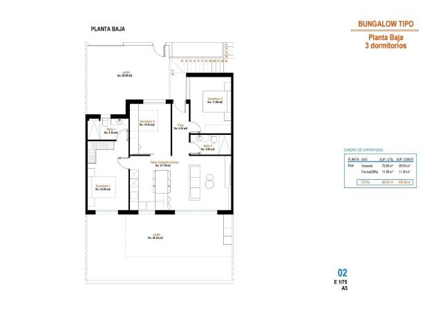 For sale - Ground Floor Bungalow - Mazarron - Condado De Alhama Golf Resort