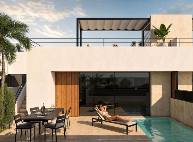 For sale - Semi Detached / Linked Villa - Mazarron - Condado De Alhama Golf Resort