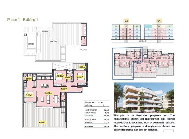 For sale - Penthouse - Los Alcazares - Santa Rosalia Lake Resort