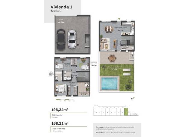 For sale - Semi Detached / Linked Villa - Mojacar 