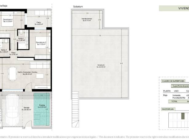 For sale - Semi Detached / Linked Villa - Mazarron - Condado De Alhama Golf Resort
