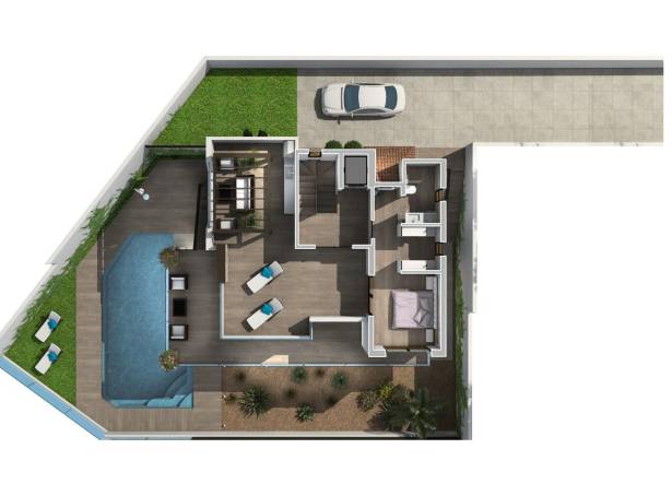 For sale - Detached Villa - Guardamar & Vega Baja - La Marquesa Golf