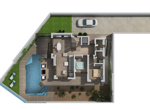 For sale - Detached Villa - Guardamar & Vega Baja - La Marquesa Golf