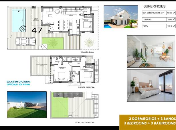 For sale - Detached Villa - Guardamar & Vega Baja - Vistabella Golf