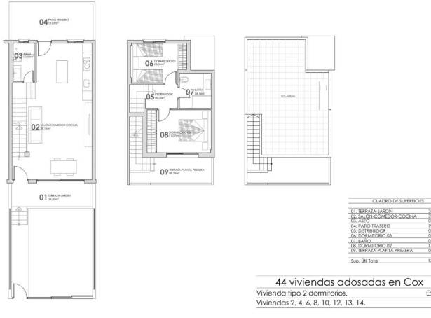 For sale - Semi Detached / Linked Villa - Guardamar & Vega Baja - Cox