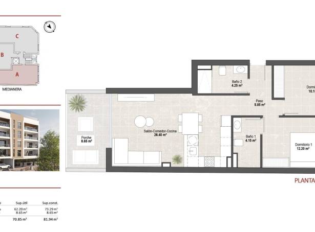 For sale - Apartment - San Javier & San Pedro Del Pinatar - San Pedro Del Pinatar & Lo Pagan