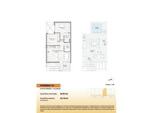 For sale - Top Floor Bungalow - San Javier & San Pedro Del Pinatar - San Pedro Del Pinatar & Lo Pagan
