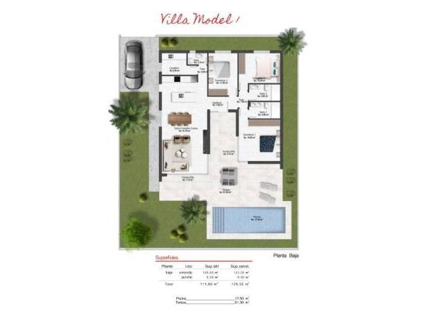 For sale - Detached Villa - Murcia  - Altaona Golf & Country Club