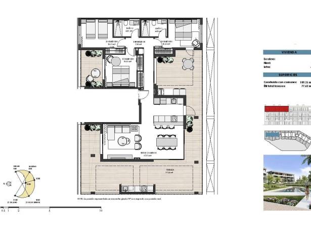 For sale - Penthouse - Los Alcazares - Santa Rosalia Lake Resort
