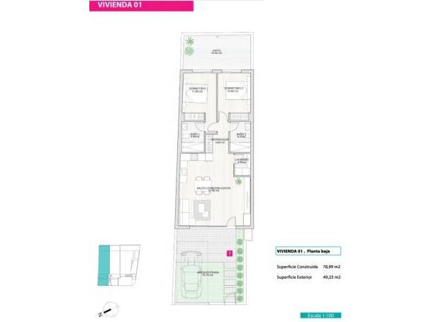 For sale - Ground Floor Bungalow - San Javier & San Pedro Del Pinatar - San Pedro Del Pinatar & Lo Pagan