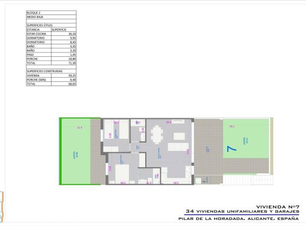 For sale - Ground Floor Bungalow - Pilar De La Horadada - Pilar De La Horadada 