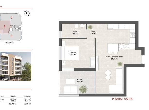 For sale - Penthouse - San Javier & San Pedro Del Pinatar - San Pedro Del Pinatar & Lo Pagan