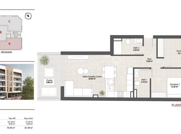 For sale - Penthouse - San Javier & San Pedro Del Pinatar - San Pedro Del Pinatar & Lo Pagan