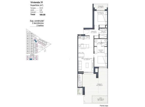 For sale - Apartment - Los Alcazares - Serena Golf Resort