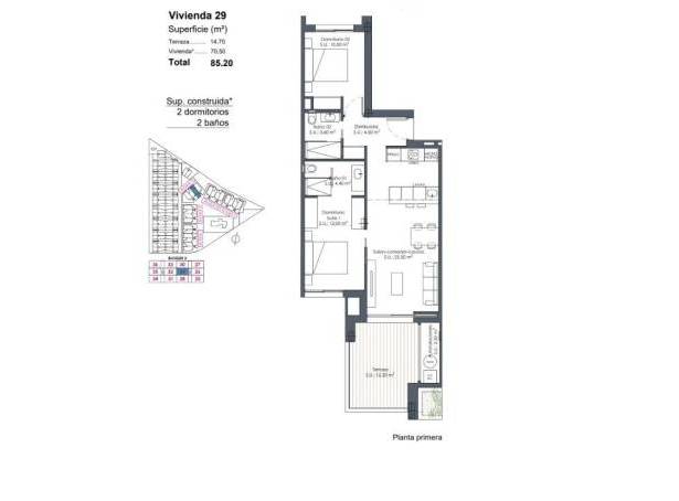 For sale - Apartment - Los Alcazares - Serena Golf Resort