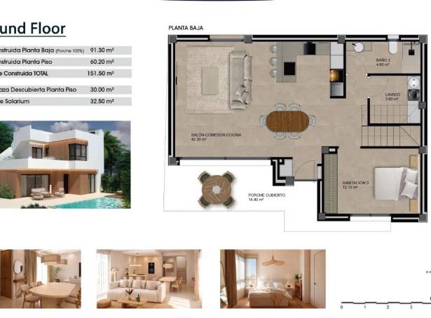 For sale - Detached Villa - Guardamar & Vega Baja - Vistabella Golf