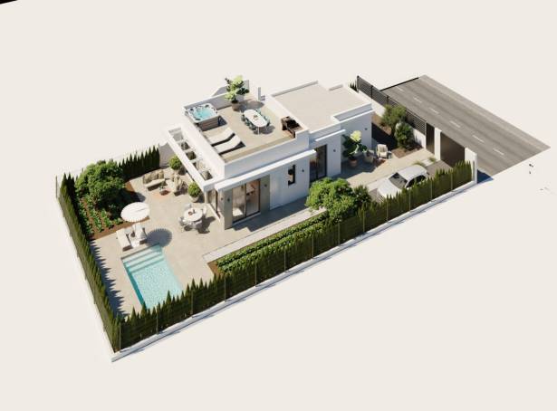 For sale - Detached Villa - Fuente Alamo - Hacienda Del Álamo Golf