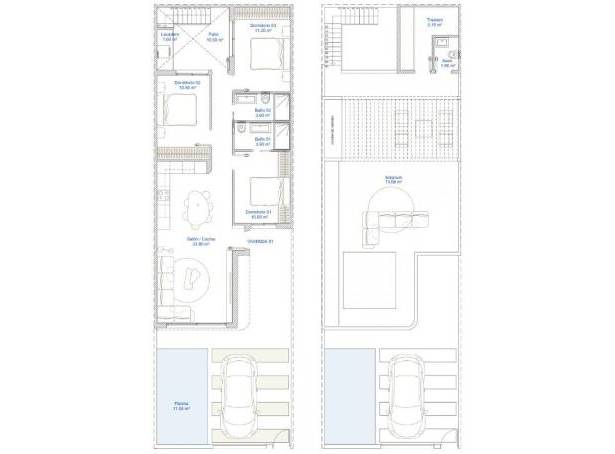 For sale - Semi Detached / Linked Villa - San Javier & San Pedro Del Pinatar - San Pedro Del Pinatar & Lo Pagan