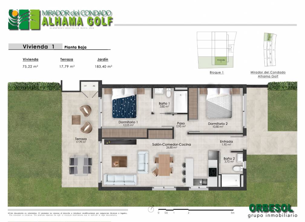 For sale - Apartment - Mazarron - Condado De Alhama Golf Resort