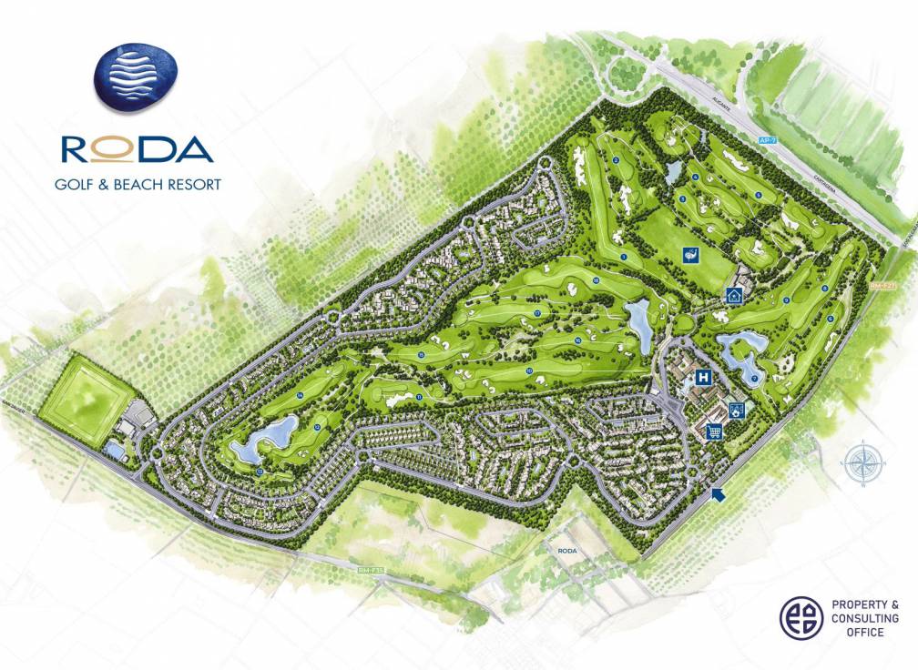 For sale - Semi Detached/Linked Villa - Los Alcazares - Roda Golf Resort