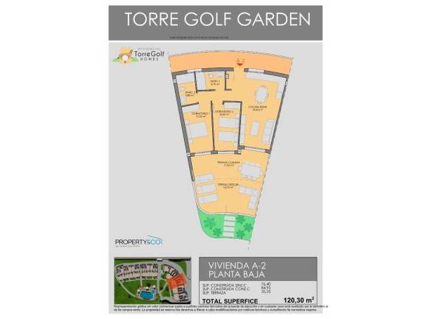 For sale - Apartment - Los Alcazares - Serena Golf Resort